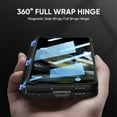 thumbnail image 6 of SaniMore for One Plus Open Case (7.82" 2023), Full Protection with Screen Protector, Adjustable Bracket Hinge Protection Foldable Kickstand Magnetic Shell, Slim Rugged for One Plus Open, Black, 6 of 13