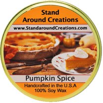 PUMPKIN SPICE TUREEN 11-OZ. ALL NATURAL SOY CANDLE