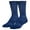 Navy Heather, variant on ODD SOX – Basix Unisex Medium No Show Socks – Sky Heather – Soft Cotton Blend Low Profile Fit –