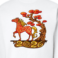 thumbnail image 3 of Inktastic 2026 Year of the Horse Happy New Year's Adult Sweatshirt, 3 of 4