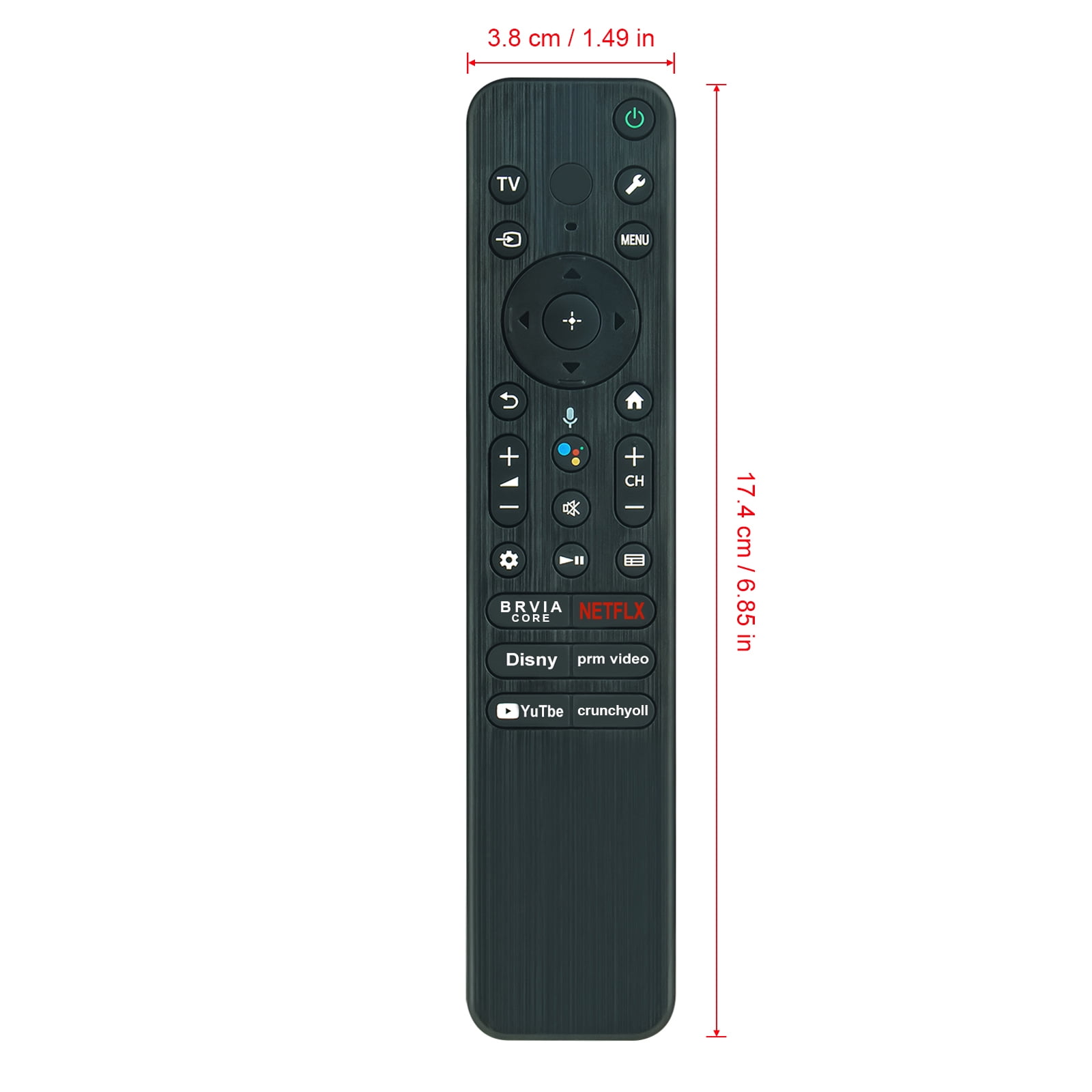 New RMF-TX810U Replace Remote Control compatible with Sony Bravia TV KD-55X80K KD-65X80K KD-75X80K KD-50X85K XR-55A80K XR-65A80K XR-77A80K XR-42A90K XR-48A90K XR-55A95K XR-65A95K XR-75Z9K