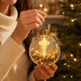 thumbnail image 6 of Clearance! Lighted Christian Scripture Ornament, Clear Globe Bible Verse Keepsakem,1 Piece, 6 of 6