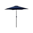 thumbnail image 5 of 9 FT Patio Umbrella, Waterproof Umbrella with Crank & Push Button Tilt, Heavy Duty Umbrella for Garden Backyard Pool Swimming Pool Market, Navy Blue, 5 of 6