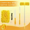 thumbnail image 2 of 6 Pack Reusable Duster Refills, Compatible With Hand Duster Short Handle Extendable Handle And Ceiling Fan Duster Super Extender Handle, Electrostatic Microfiber, 2 of 5