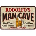thumbnail image 1 of RODOLFO'S Man Cave Sign 12 x 18 Matte Finish Metal 112180011388, 1 of 1