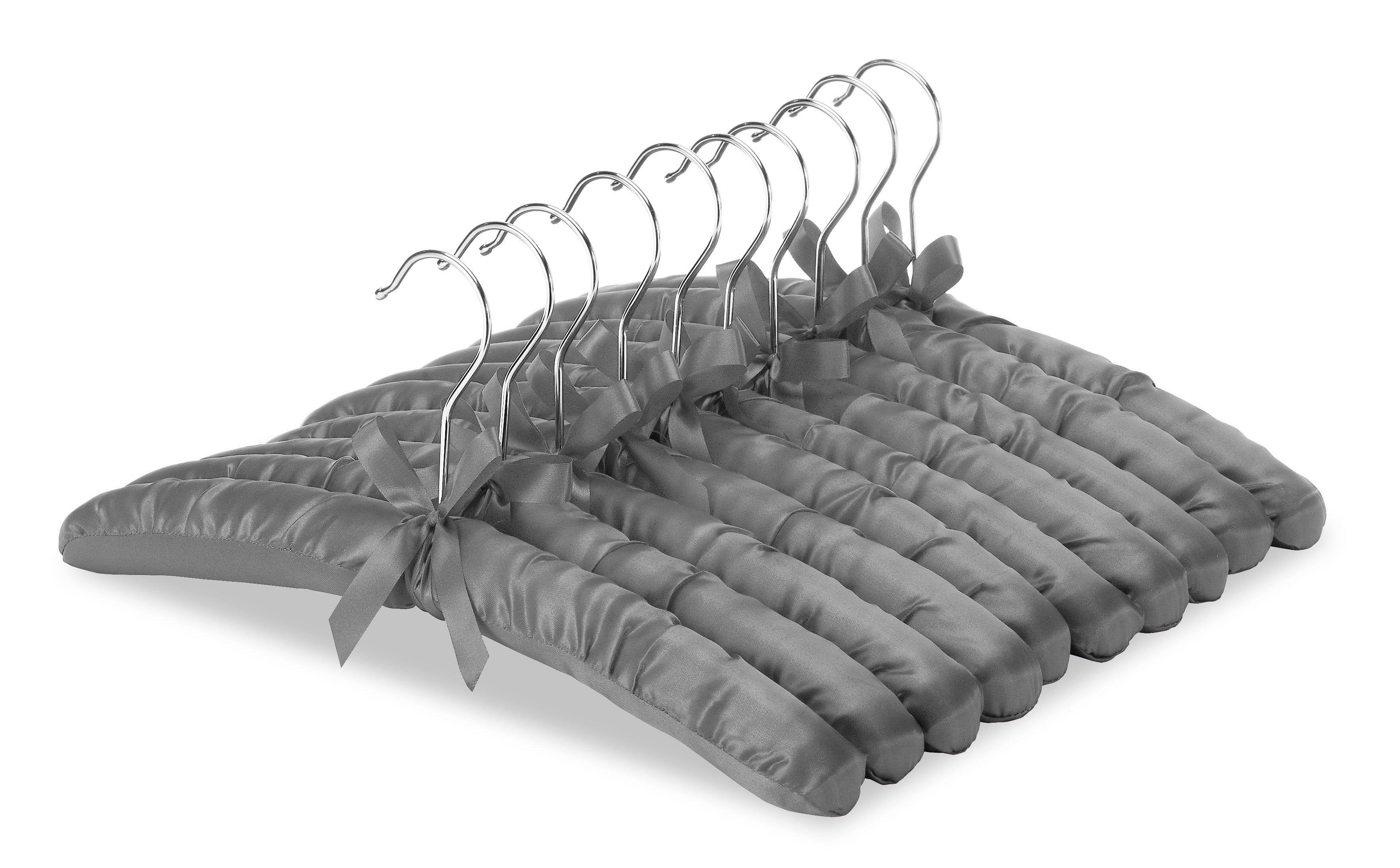 Whitmor Satin Padded Blouse Hangers, 10-Pack - Walmart.com ...