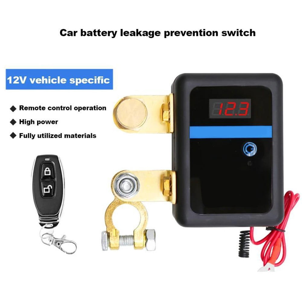 Kill Switch For Car Remote Battery Disconnect Switch 12V 260A With Led Digital Fangkenuo