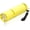 Yellow, variant on 9 LED Glow in The Dark Flashlights, Rubber Coated Small Flashlights with Straps, Portable Handy Mini Flashlight for Camping, Hiking, Indoor, Assorted Colors (Yellow)