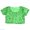 Green, variant on Girls Glitter Sequin Crop Top Short Sleeve Shirt For Stage Performance Singing Dancing And Show Elastic Tee Kids T-shirts Clothes ,3-8 Years ,Pink