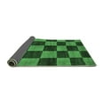 thumbnail image 2 of Ahgly Company Indoor Square Oriental Emerald Green Modern Area Rugs, 8' Square, 2 of 4