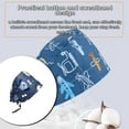 thumbnail image 4 of Gourd Caps Nurse Durability Pure Tie Back Dull Color Button Professional Assorted Colors Tie Back Work Uniform Operating Hats L07, 4 of 6