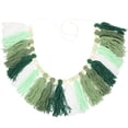 thumbnail image 1 of SHISUYAN Green Cotton Tassel Rope Wall Hanging Decoration for Home Decor Practical and Chic 7.5 Inches, 1 of 8