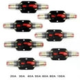 thumbnail image 1 of Lot de 1 Casse-Feu Auto Inline avec Cosse en Fil et Tube Thermorétractable 12V-24V Dc 150A, 1 of 9