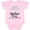 AD-Pink, variant on Together, We Fight Lung Cancer Awareness Boys or Girls Baby Bodysuit