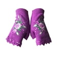 thumbnail image 3 of CYSFASHION Christmas Gifts Gloves for Women Touch Screen Fitness Ski Wool Liner Plush Gloves Winter Purple, 3 of 4
