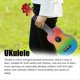 thumbnail image 2 of Ukelele Soprano de Madera de 21 Pulgadas, Guitarra Hawaiana, Guitarra para Estudiantes y Niños, Arcoíris., 2 of 8