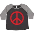 thumbnail image 3 of Inktastic Fun Red Peace Sign Women's Plus Size T-Shirt, 3 of 5