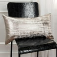 thumbnail image 2 of Rizzy Home Brushstroke 14" x 26" Down Filled Pillow with Silver Cotton Cover, 2 of 5