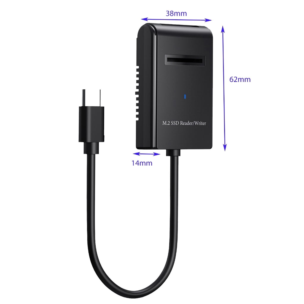 Type C 3.2 M.2 Mobile Nvme Easy Drive External M.2 Hard Drive Cable For 2230 2242 2260 2280 22110 External M.2 Drive