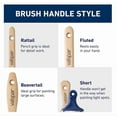thumbnail image 5 of Valspar Wall and Trim 882545400 Sash Brush, 2-1/2 in W, Angle Brush, Polyester Bristle, 5 of 6
