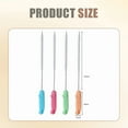 thumbnail image 3 of Reusable Straw Cleaner Brush, Extra Long for Deep Cleaning Bottles and Straws, Flexible with Dense Bristles, Includes Hanging Hook for Drip-Drying and Storage, 3 of 8