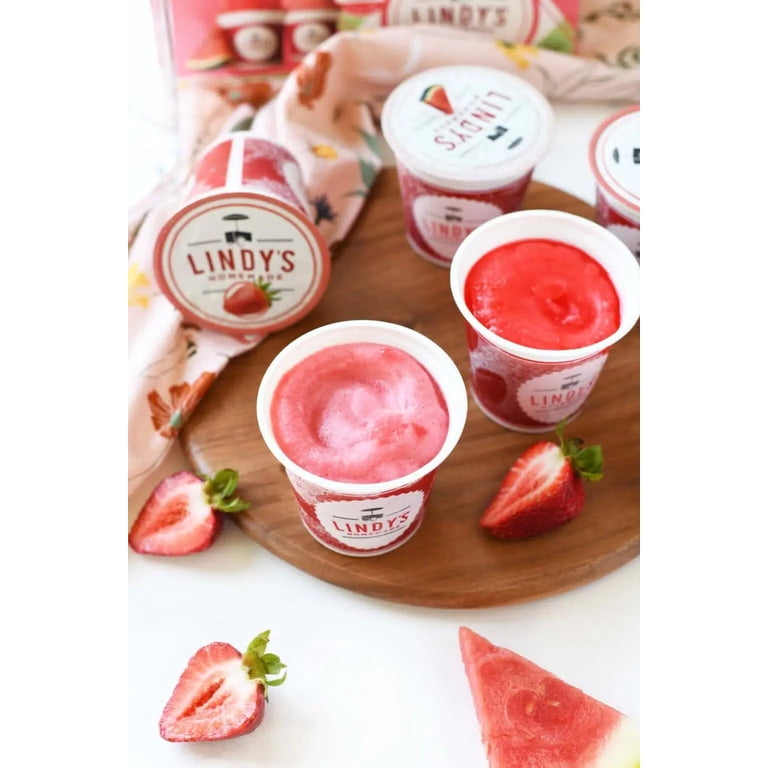 Lindy's Watermelon & Strawberry Italian Ice, Gluten Free Frozen