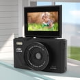 thumbnail image 4 of Cámara Digital De 5k, Cámaras De Vlogging HD De 75MP Para Fotografía, Punto De Enfoque Automático Y Disparar Una Cámara Pequeña Con Zoom Digital De 18x, Cámara Retro Con, 4 of 7