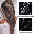 thumbnail image 3 of Enredadera para el cabello de novia con cuentas, tocado para boda, accesorios para el cabello de novia, diadema, joyería para el cabello, accesorios para el cabello, 3 of 5