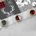 thumbnail image 4 of Homewish Jungle Bear Deer Black Out Curtains,Merry Christmas Curtains Pack of 2 (42x63 Each),Red Gray Bedroom Curtains For Boys Teens,Ultra Soft Home Decor, 4 of 6