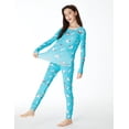 thumbnail image 3 of Beezizac Christmas Pajamas for Little & Big Girls Cotton Snug-Fit 2-Piece PJ Set Size 7, 3 of 7