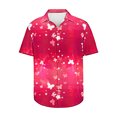 thumbnail image 3 of BiZtdJrK 90 Off Clearance Sale Valentine's Day Shirts for Men, Cute Love Heart Print T-Shirt Dressy Short Sleeve Button Up Vacation Beach Blouses Multicolor 3XL, 3 of 6