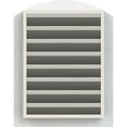 thumbnail image 5 of 12"W x 36"H Arch Top Gable Vent (17"W x 41"H Frame Size): Primed, Functional, Rough Sawn Western Red Cedar Gable Vent w/ 1" x 4" Flat Trim Frame, 5 of 13