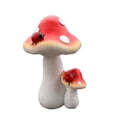 thumbnail image 1 of Estatuas de setas de resina para decoración de jardín, grandes, rojas, 940 g, 1 of 2
