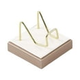 thumbnail image 4 of Soporte de exhibición de usos múltiples Adornos Estante de almacenamiento Soporte de exhibición de escritorio, Soporte de exhibición de pedestal para M (champán blanco) Macarena  expositor de minerales, 4 of 8