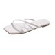 thumbnail image 2 of Sandalias de playa planas con punta abierta y correa cruzada para mujer Wmkox8yii nm3966, 2 of 6