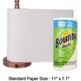 thumbnail image 3 of Akicon Paper Towel Holder Roll Dispenser Stand for Kitchen Countertop & Dining Room Table Modern Style, Antique Copper, 3 of 5