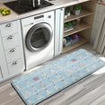 thumbnail image 3 of Blue Christmas Tree Pattern Kitchen Rug Mat,Kitchen Runner Rugs Non Skid Washable,Decorative Kitchen Floor Mats for Kitchen,Sink,Laundry,17"x47.2", 3 of 7