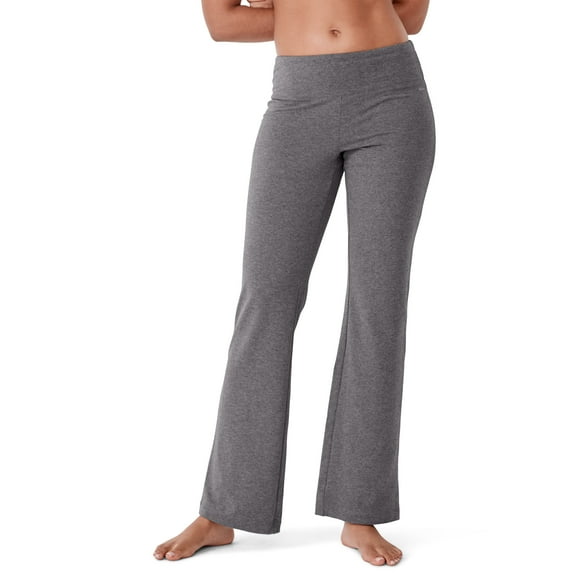 Jockey Pantalon Bootleg Ajusté Extensible en Coton pour Femmes