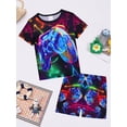 thumbnail image 6 of WIBACKER 3-12Years Kids Boys 2-Piece Pajamas 3D Games Console Short Sleeve Cool Summer PJ Set Toddler Sleepwear, 6 of 14