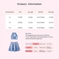 thumbnail image 5 of Doomiva Kids Cheer Outfit Hip Hop Dance Sets Shiny Skirt And Top Set for Cheerleading Competitions Performance Pink 6-10, 5 of 5