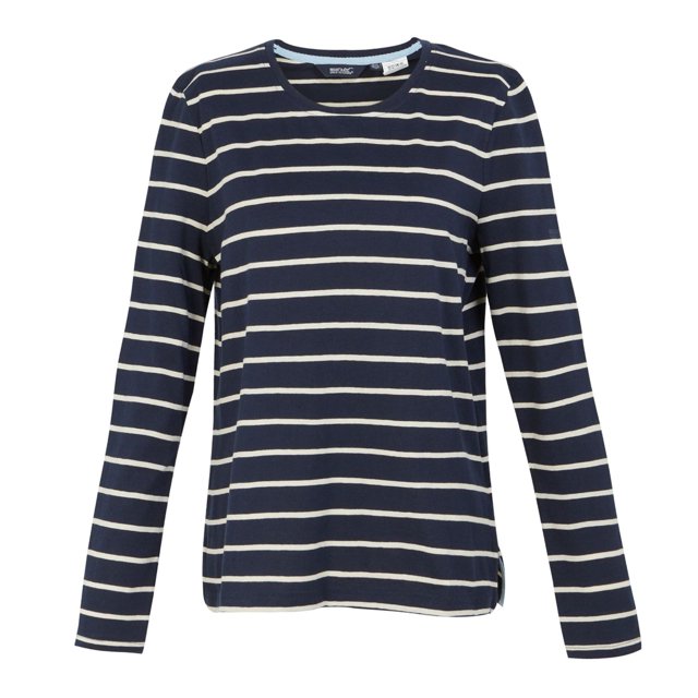 Regatta T-Shirt à Manches Longues à Rayures Federica II pour Femmes