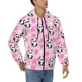 thumbnail image 4 of Zip Up Hoodies for Men - Funny Panda Draws A Heart Long Sleeve Comfrt Men'S Fashion Hoodies & Sweatshirts, Jackets for Men Hoodies Pullover Clothing Clothes with Pouch, 4 of 5