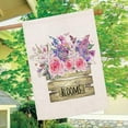 thumbnail image 4 of Vintage Flower Blooms House Flag Double Sided 28x40 Inch Watercolor Floral Garden Flags Flowers Decor Yard Flag Floral Seasonal Outdoor Decor Decorative Spring Large Flag Watercolor Flower (Blooms), 4 of 5