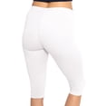 thumbnail image 3 of Stretch Is Comfort Women's Plus Size Knee Length Leggings| Adult X-Large - 7x, 3 of 5