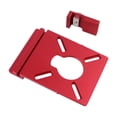 thumbnail image 3 of Adaptador de Guía para Fresadora Adaptador de Riel de Guía Componente de Posicionamiento Universal Accesorio para Herramienta Eléctrica Diseño Preciso de Aluminio Adecuado para Trabajos de, 3 of 8