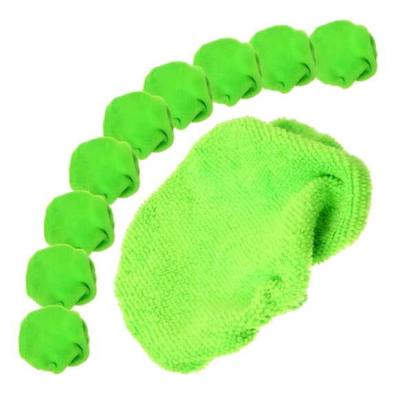 ACDANC 10 pcs Replacement Cleaner Cloth Washable Cloth Vehicle Windshield Cleaning Cloth for Windshield Cleaner Brush (Square Shape)