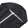 thumbnail image 6 of Alun Womens Upf 50+ Full Zipper Fishing Hoodie Shirt with Facial Occlusion and Thumb Holes Design Lightweight Pure Slim Fit Long Sleeve Hooded Tops with Pockets 2—Black S, 6 of 8