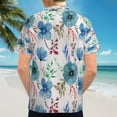 thumbnail image 6 of High Quality Hawaiian Shirts for Men Short Sleeve Aloha Beach Shirt Floral Summer Casual Button Down Shirts Blouses GPDPIW, 6 of 7