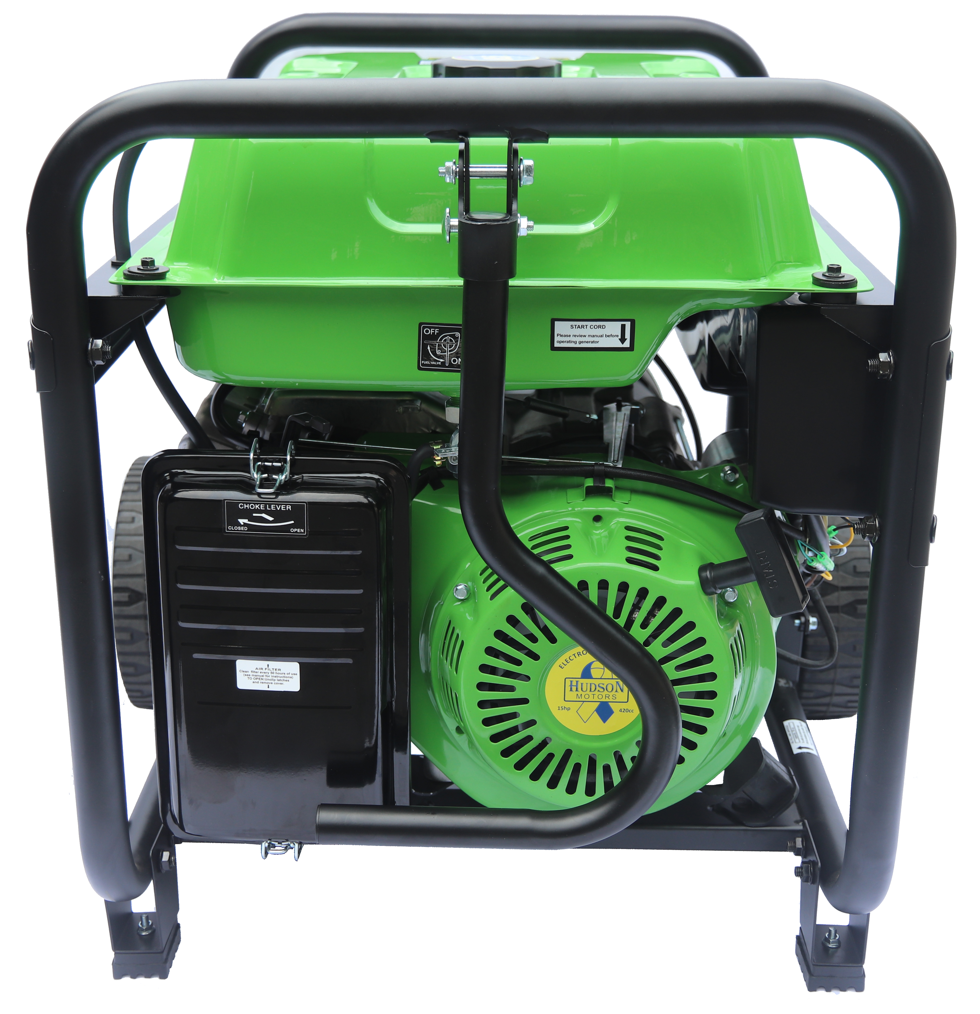 Lifan 6000W Electric & Recoil Start Power Generator, Low Oil Shutdown
