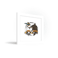 thumbnail image 3 of Gallery Pops The Witcher Season 3 - Witcher Medallion Tattoo Wall Art, White Framed Version, 12" x 12", 3 of 5